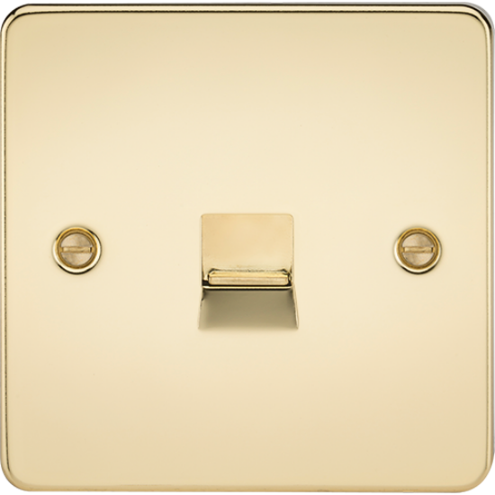 Picture of Telephone Extension Socket - Polished Brass