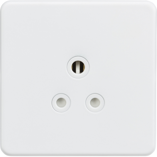 Picture of 5A Unswitched Round Socket - Matt White