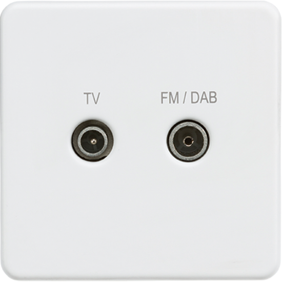 Picture of Screened Diplex Outlet (TV and FM/DAB) - Matt White