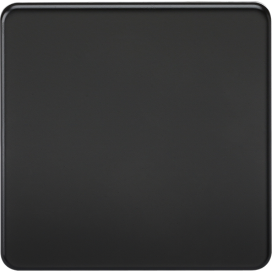 Picture of 1 Gang Blanking Plate - Matt Black