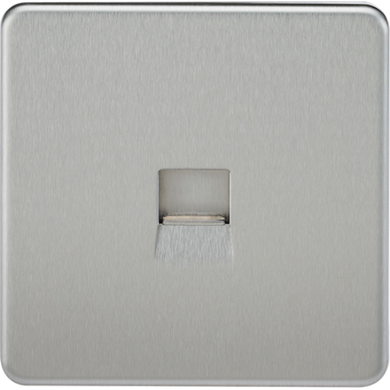 Picture of Telephone Extension Socket - Brushed Chrome