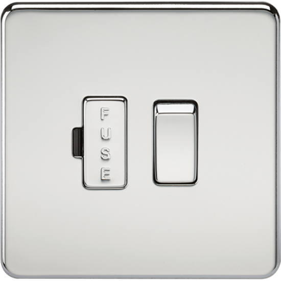 Picture of 13A Switched Fused Spur Unit - Polished Chrome