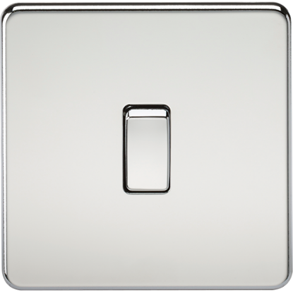 Picture of 20A 1 Gang Double Pole Switch - Polished Chrome