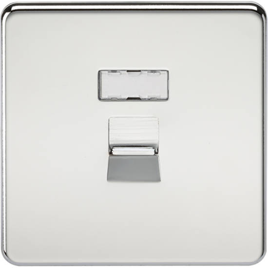 Picture of RJ45 Network Outlet - Polished Chrome