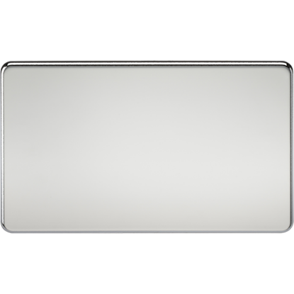 Picture of 2 Gang Blanking Plate - Polished Chrome