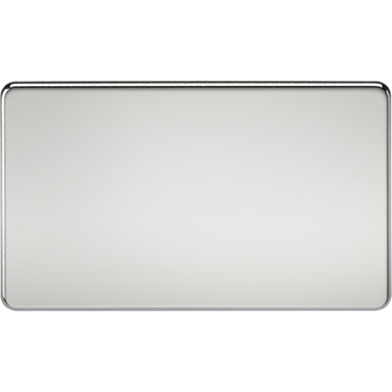 Picture of 2 Gang Blanking Plate - Polished Chrome