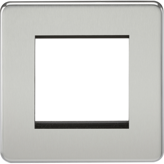 Picture of 2 Gang Modular Faceplate - Polished Chrome