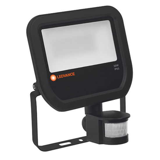 Picture of 50W LED Floodlight Black Sensor IP65