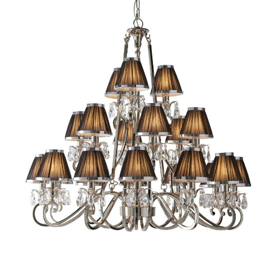 Picture of Oksana nickel 21lt pendant & black shades