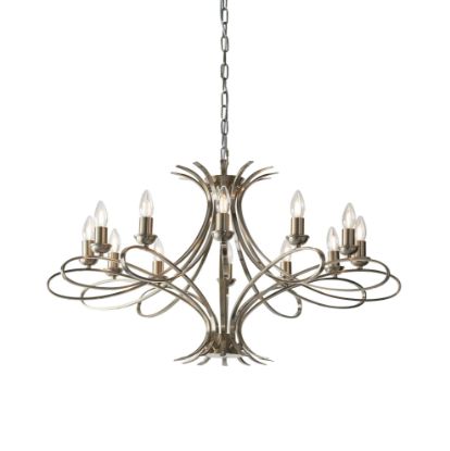 Picture of Penn brushed brass 12lt pendant