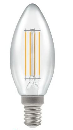 Picture of LED Candle Filament Clear • Dimmable • 5W • 2700K • SES-E14