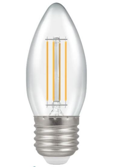 Picture of LED Candle Filament Clear • Dimmable • 5W • 2700K • ES-E27