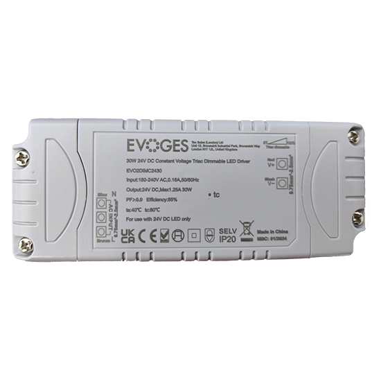 Picture of 30W 24V DC Constant Voltage Triac Dimmer LED Driver 