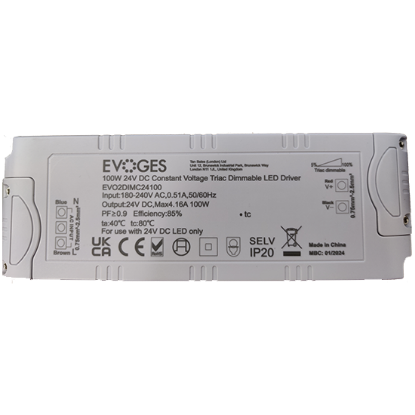 Picture of 100W 24V DC Constant Voltage Triac Dimmable LED Driver 