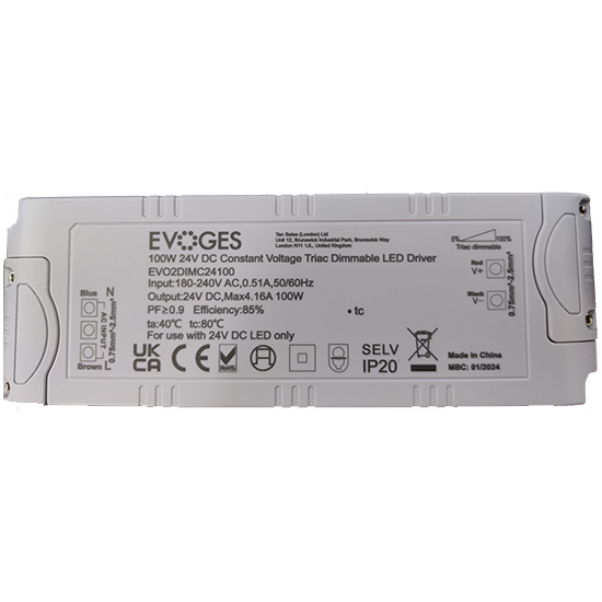 Picture of 100W 24V DC Constant Voltage Triac Dimmable LED Driver 