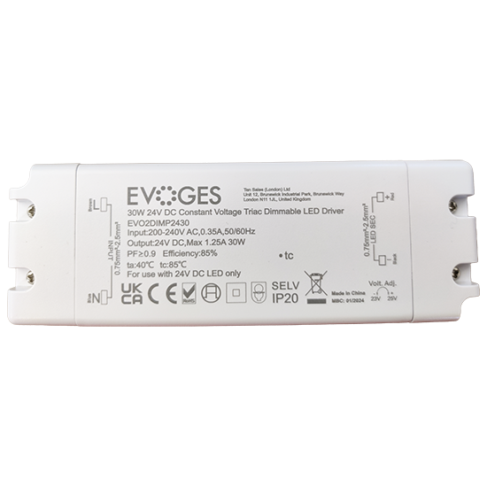 Picture of 30W 24V DC Constant Voltage Triac Dimmer LED Driver 