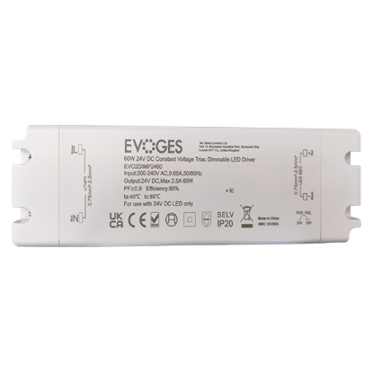 Picture of 60W 24V DC Constant Voltage Triac Dimmer LED Driver 