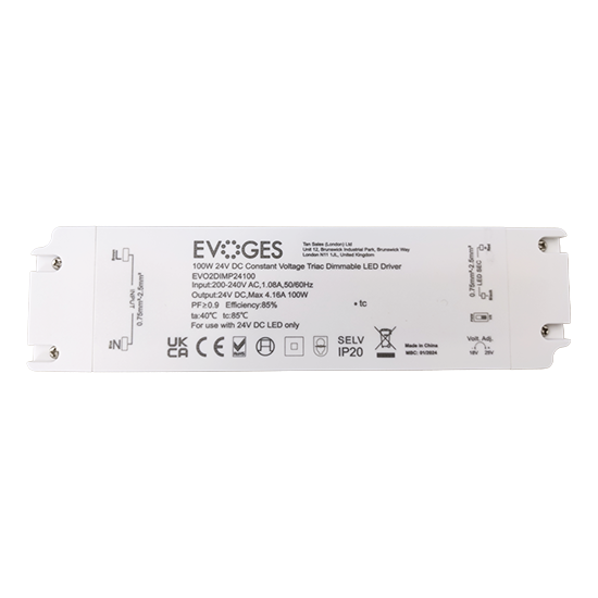 Picture of 100W 24V DC Constant Voltage Triac Dimmer LED Driver 