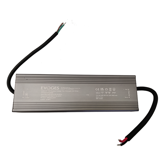 Picture of 300W 24V DC Constant Voltage IP67 Triac Dimmable LED Driver 