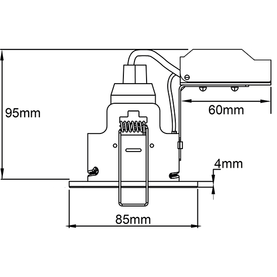 Picture of Latitude GU10 Fire Rated Downlight IP20