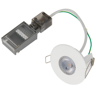 Picture of Latitude Pro GU10 Fire Rated Downlight IP20 Matt White 