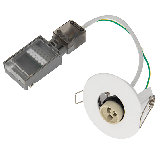 Picture of Latitude Pro GU10 Fire Rated Downlight IP20 Matt White 