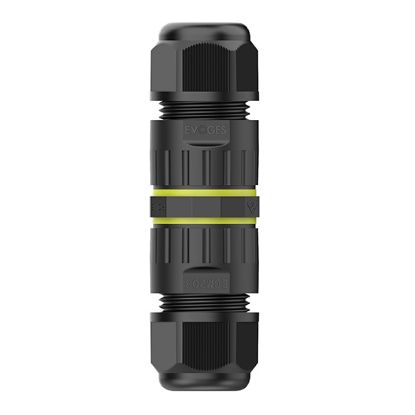 Picture of IP68 400V 24A Waterproof Outdoor Inline Cable Connector M20 