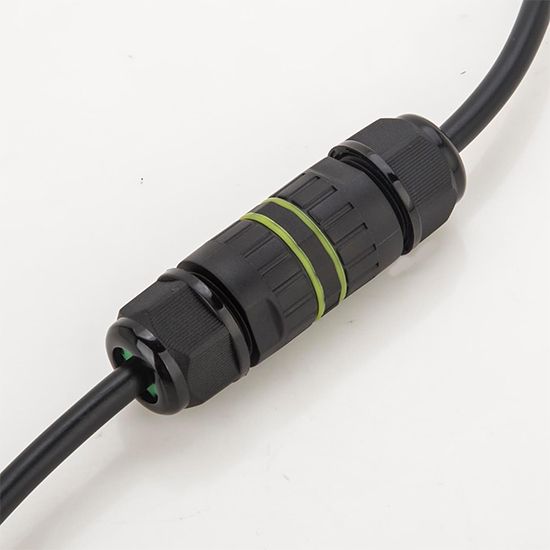 Picture of IP68 400V 24A Waterproof Outdoor Inline Cable Connector M20 