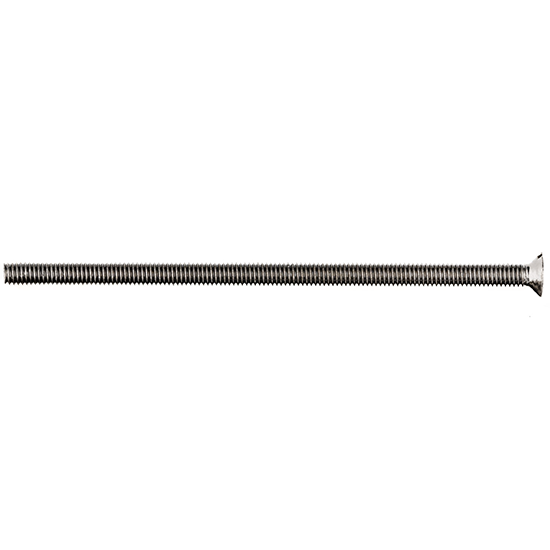 Picture of Pack of 10 - M3.5 x 75mm Long Flat-Head Countersunk Electrical Fixing Screws - Black Nickel 