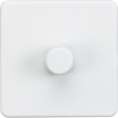 Picture of 1 Gang 2 Way 10-200W (5-150W LED) Intelligent Dimmer - Matt White 