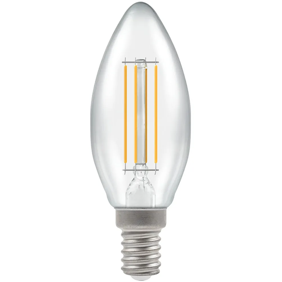 Picture of 5W-40W Dimmable LED Candle Clear Filament 2700K E14 