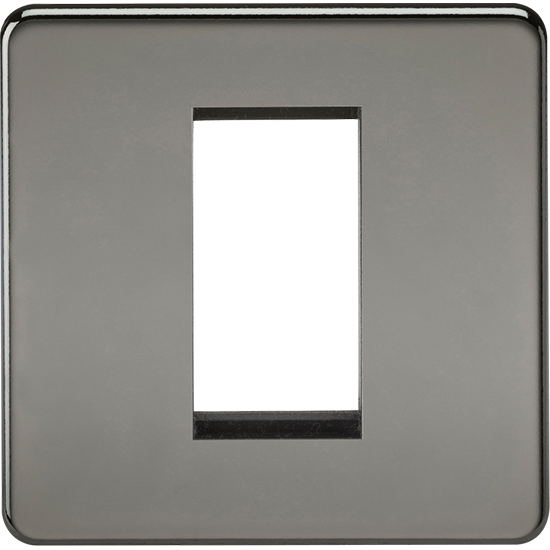 Picture of 1 Gang Modular Faceplate - Black Nickel 