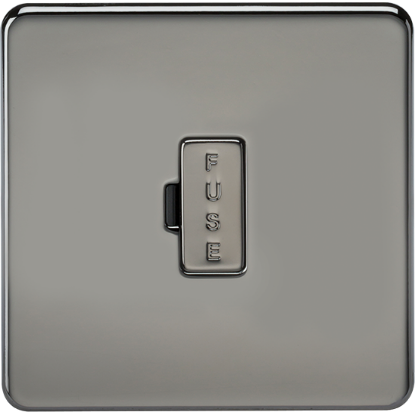 Picture of 13A Fused Spur Unit - Black Nickel 