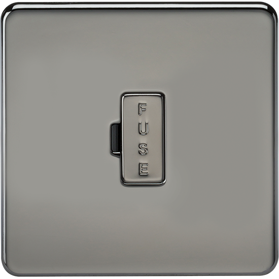 Picture of 13A Fused Spur Unit - Black Nickel 