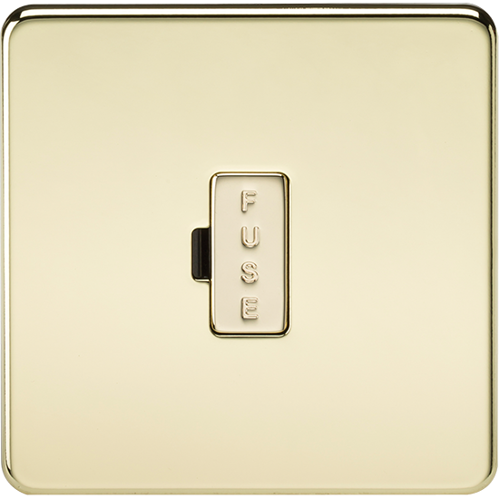 Picture of 13A Fused Spur Unit - Polished Brass 