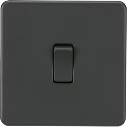 Picture of 10AX 1 Gang 2-Way Switch - Anthracite 