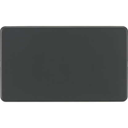 Picture of 2 Gang Blanking Plate - Anthracite