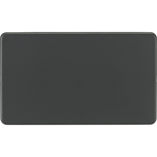 Picture of 2 Gang Blanking Plate - Anthracite