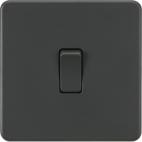 Picture of 20A 1 Gang Double Pole Switch - Anthracite