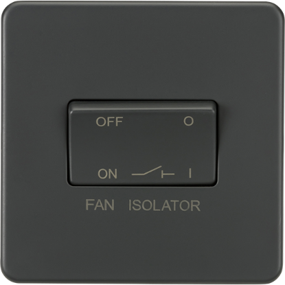 Picture of 10A Fan Isolator Switch - Anthracite