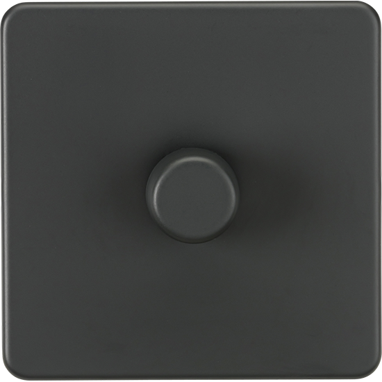 Picture of 1 Gang 2-Way 10-200W (5-150W LED) Intelligent dimmer - Anthracite