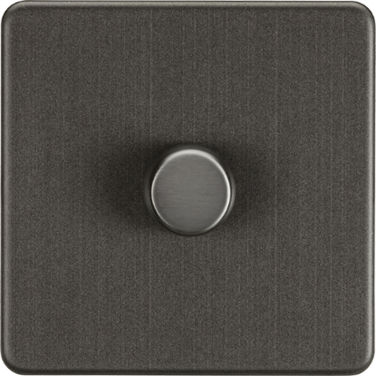 Picture of 1 Gang 2-way 10-200W (5-150W LED) Intelligent dimmer - Smoked Bronze