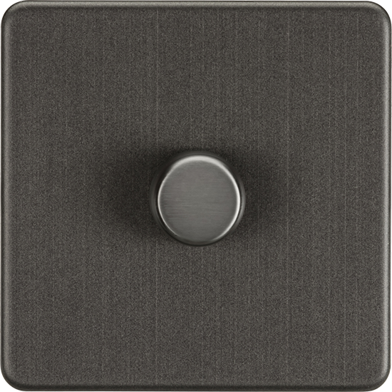 Picture of 1 Gang 2-way 10-200W (5-150W LED) Intelligent dimmer - Smoked Bronze