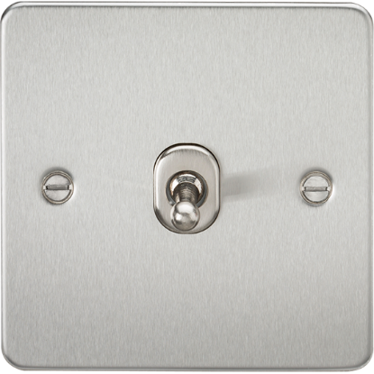 Picture of 10AX 1 Gang 2-Way Toggle Switch - Brushed Chrome