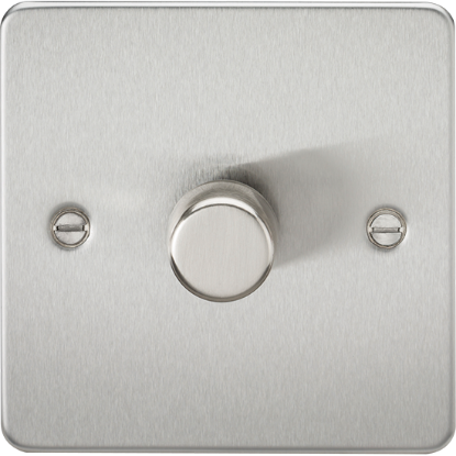 Picture of 1 Gang 2-Way 10-200W (5-150W LED) Intelligent dimmer - Brushed Chrome