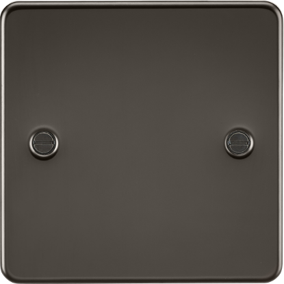 Picture of 1 Gang Blanking Plate - Gunmetal