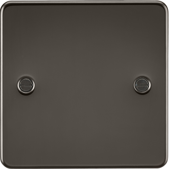 Picture of 1 Gang Blanking Plate - Gunmetal