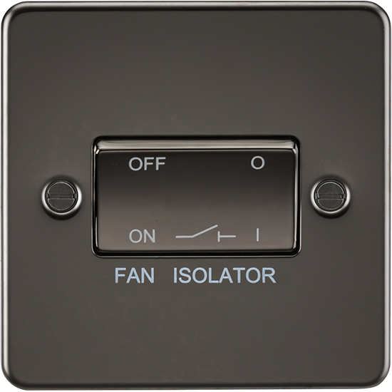 Picture of 10A Fan Isolator Switch - Gunmetal