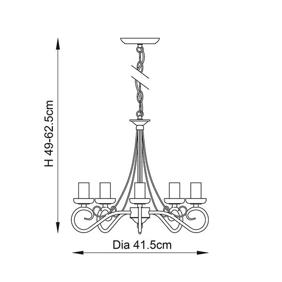 Picture of Trafford 5lt Pendant