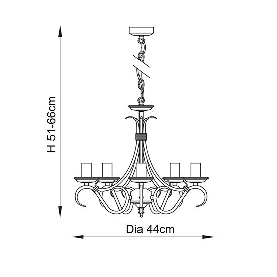 Picture of Bernice 5lt Pendant